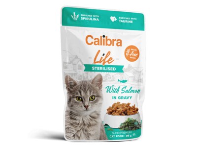Calibra Cat Life kapsa Sterilised Salmon in gravy 85 g