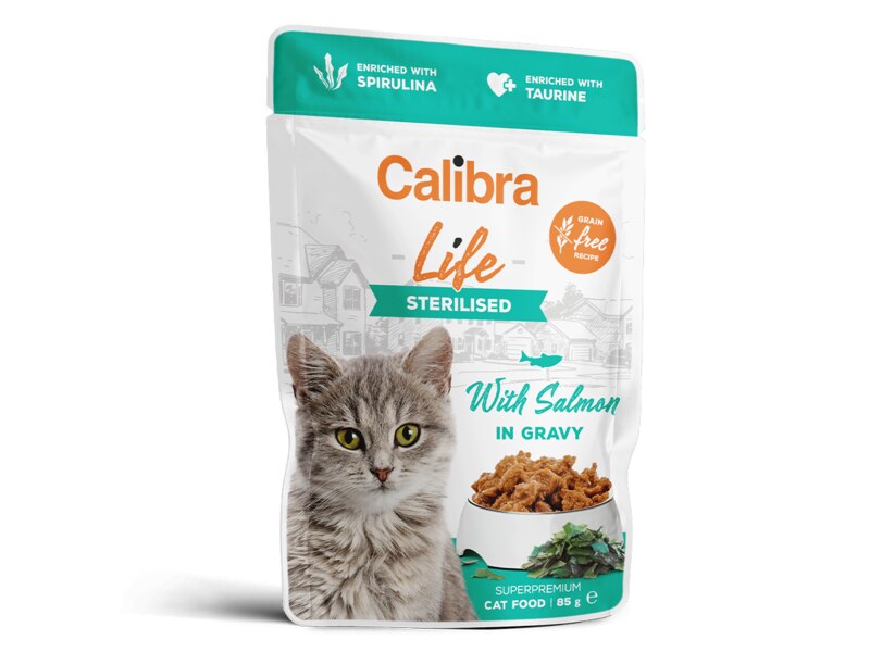 Calibra Cat Life kapsa Sterilised Salmon in gravy 85 g