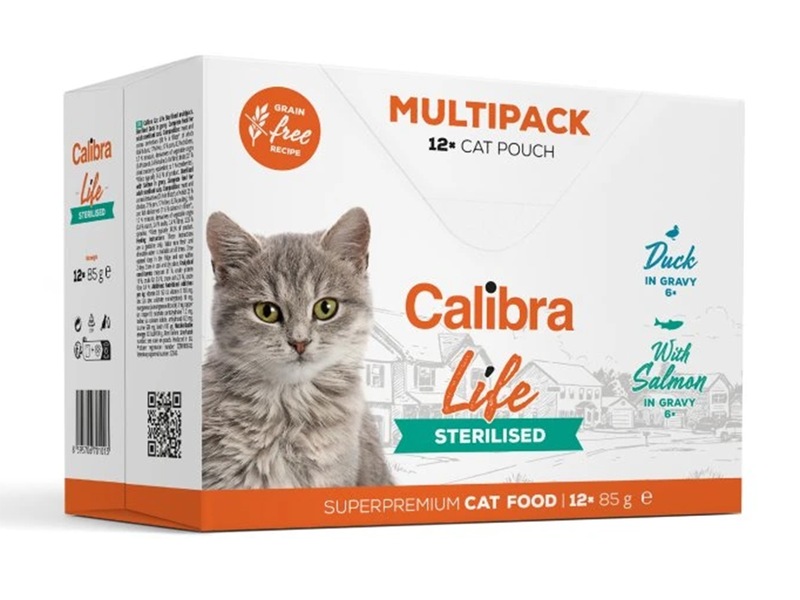 Calibra Cat Life kapsa Sterilised Multipack 12x85 g