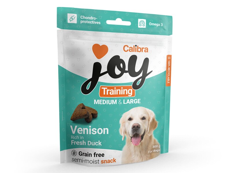 Calibra Joy Dog Training M&L Venison&Duck 300 g