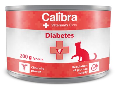 Calibra VD Cat Diabetes konzerva 200 g Calibra VD Cat Diabetes konzerva 200 g