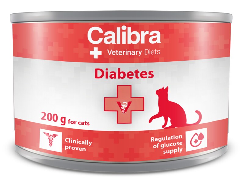 Calibra VD Cat Diabetes konzerva 200 g Calibra VD Cat Diabetes konzerva 200 g