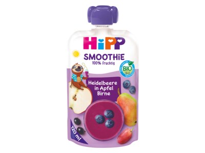 Hipp Smoothie Jablko-Hruška-Borůvky BIO 120 ml