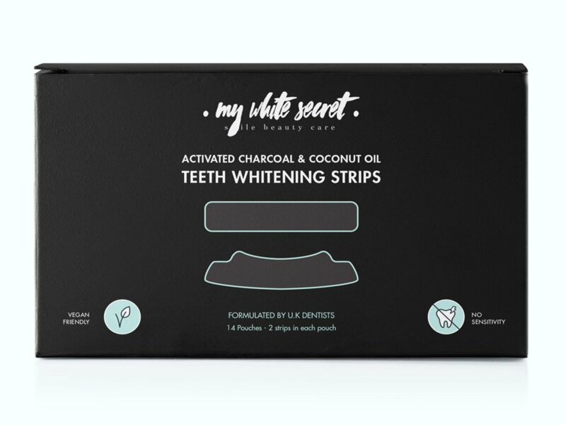 My White Secret Bělicí pásky s aktivním uhlím 14 ks