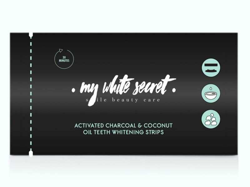 My White Secret Bělicí pásky s aktivním uhlím 14 ks