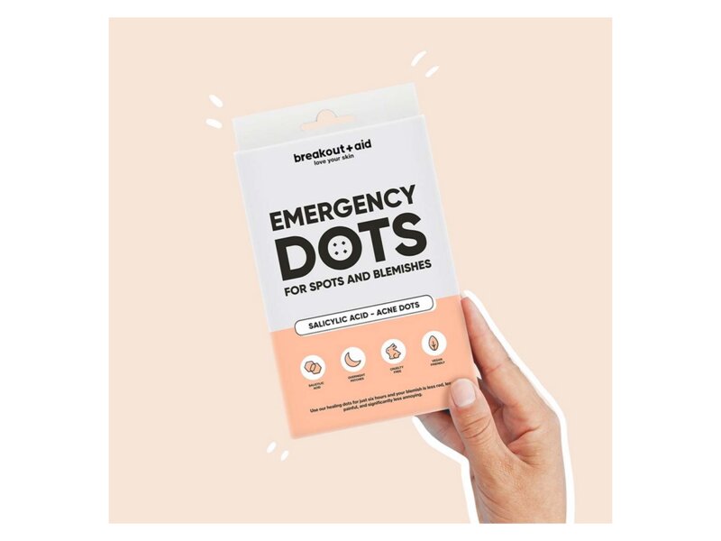 Breakout+aid Náplasti na ošetření akné s kyselinou salicylovou 72 ks 