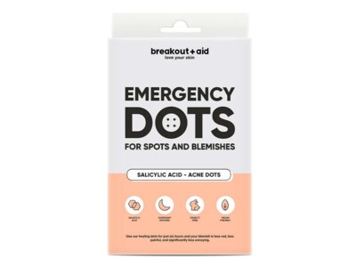 Breakout+aid Náplasti na ošetření akné s kyselinou salicylovou 72 ks 