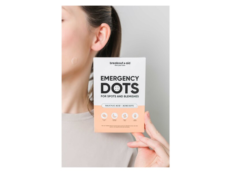 Breakout+aid Náplasti na ošetření akné s kyselinou salicylovou 72 ks 