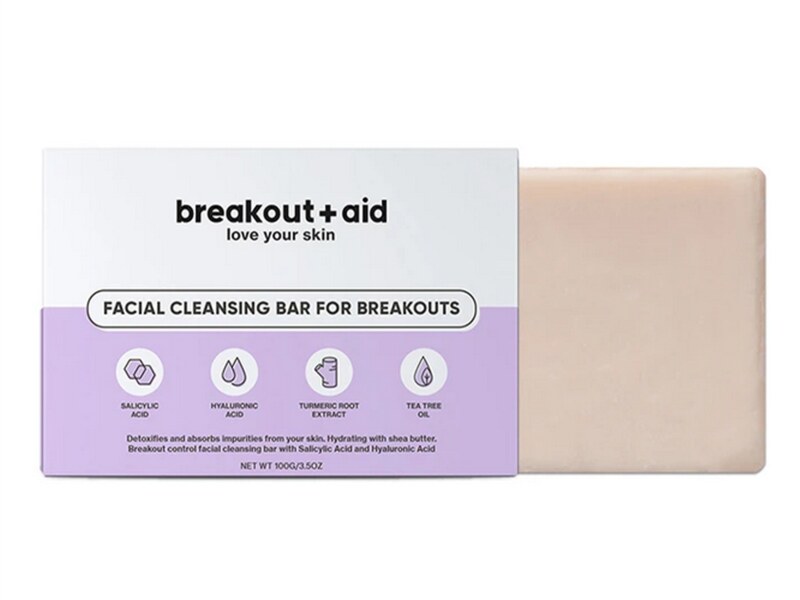 Breakout+aid Čisticí mýdlo s kyselinou salicylovou 100 g