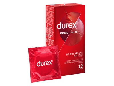 Durex Feel Thin Regular Fit prezervativ 12 ks
