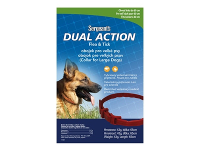 Sergeants Dual obojek pro velké psy 65 cm 1 ks
