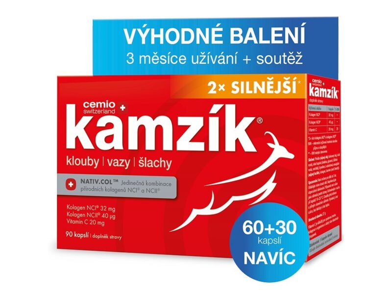 Cemio Kamzík 60+30 kapslí