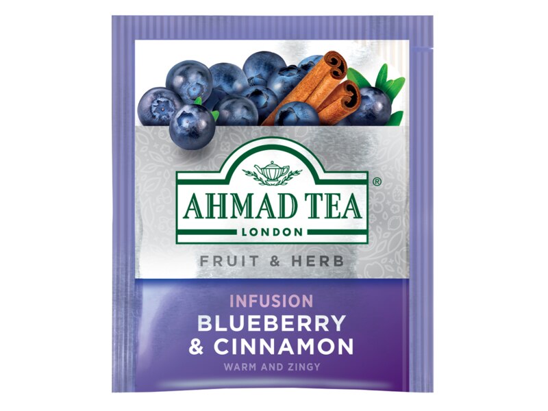 Ahmad Tea Blueberry Cinnamon nálevové sáčky 20x2 g