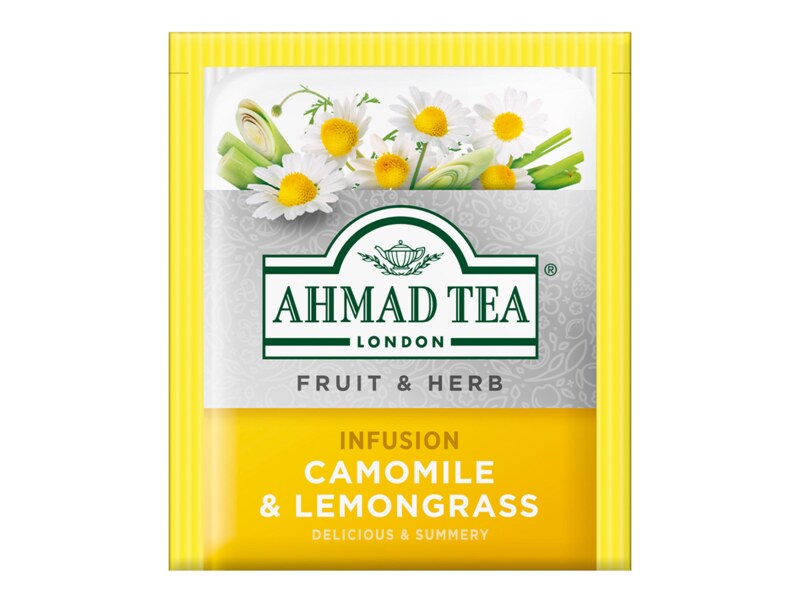 Ahmad Tea Camomile and Lemongrass nálevové sáčky 20x1,5 g 