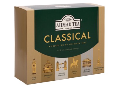 Ahmad Tea Classical Tea Collection nálevové sáčky 60x2 g papírová kazeta 