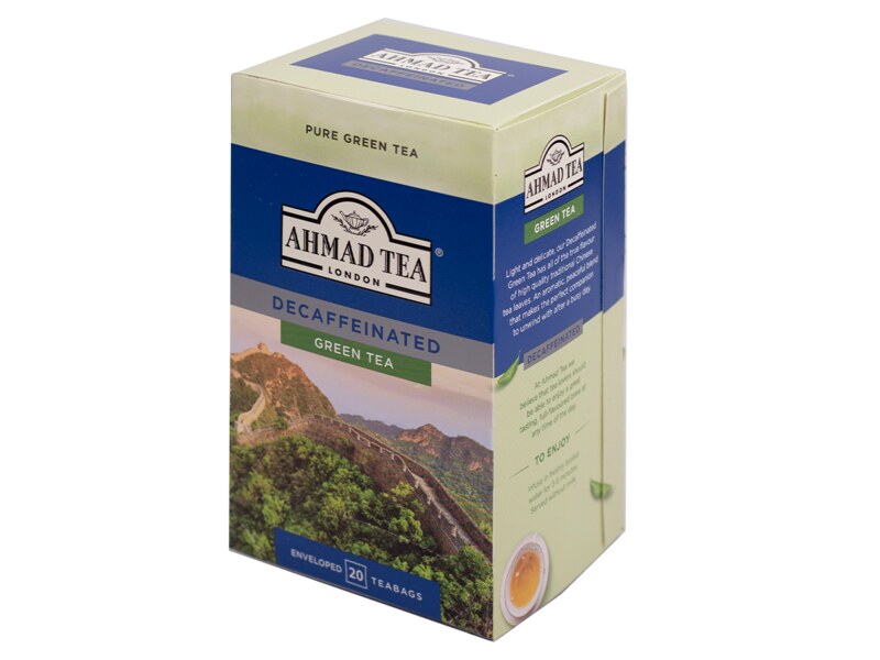 Ahmad Tea Decaffeinated bez kofeinu nálevové sáčky 20x1,5 g 
