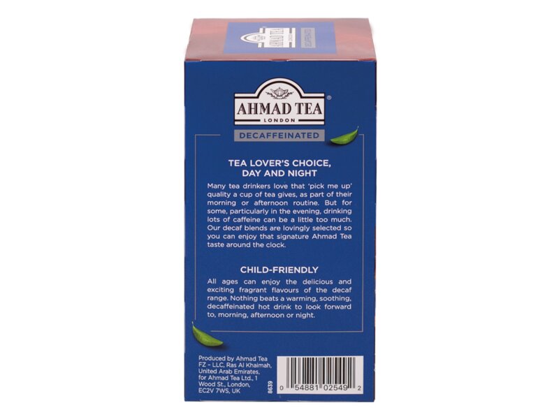 Ahmad Tea Decaffeinated Selection bez kofeinu nálevové sáčky 20x2 g