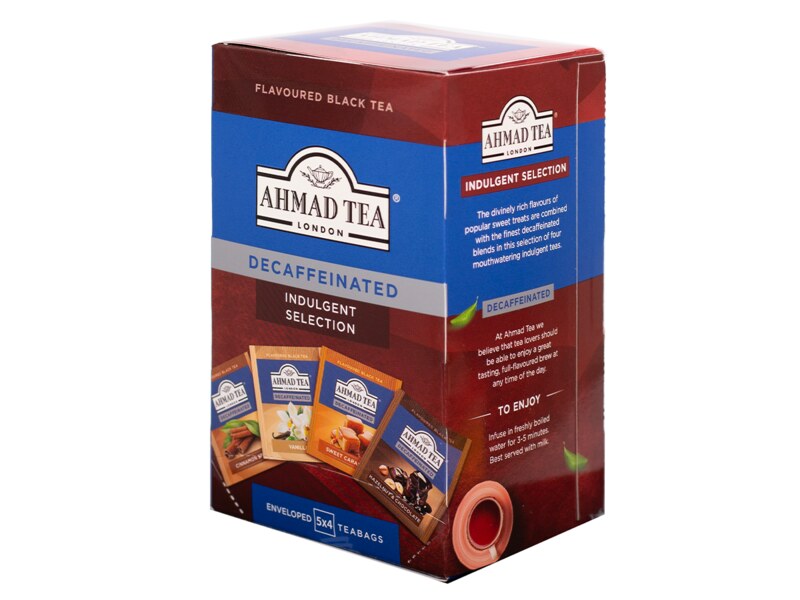 Ahmad Tea Decaffeinated Selection bez kofeinu nálevové sáčky 20x2 g