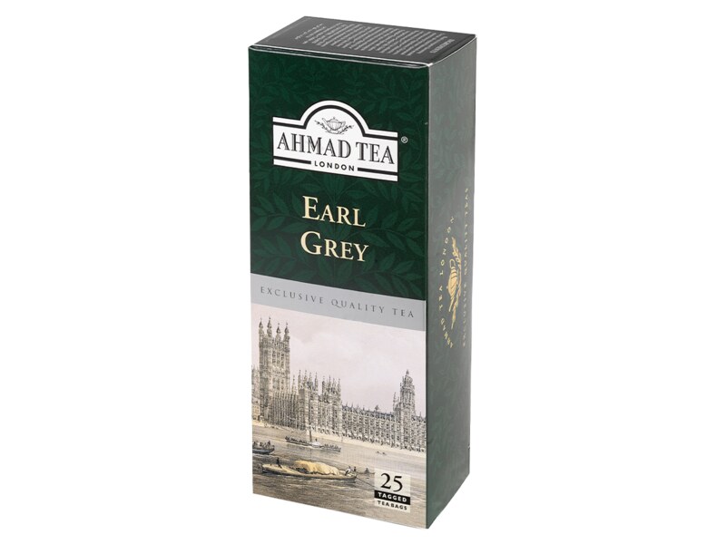 Ahmad Tea Earl Grey Tea nálevové sáčky 25x2 g 