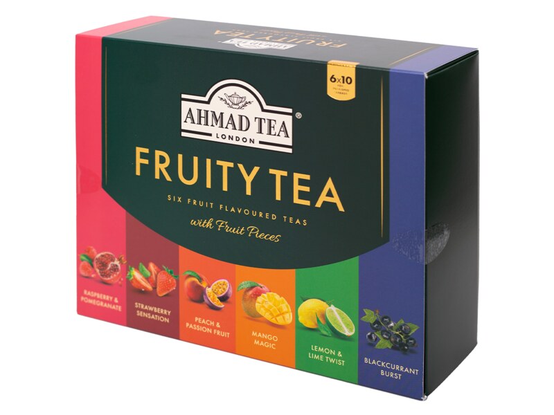 Ahmad Tea Fruity Tea Collection nálevové sáčky 60x2 g papírová kazeta 