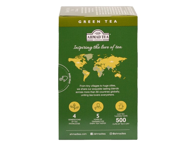 Ahmad Tea Green Tea Pure nálevové sáčky 20x2 g  