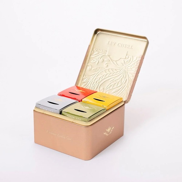 Ahmad Tea Chest Four nálevové sáčky 40x2 g plechová kazeta