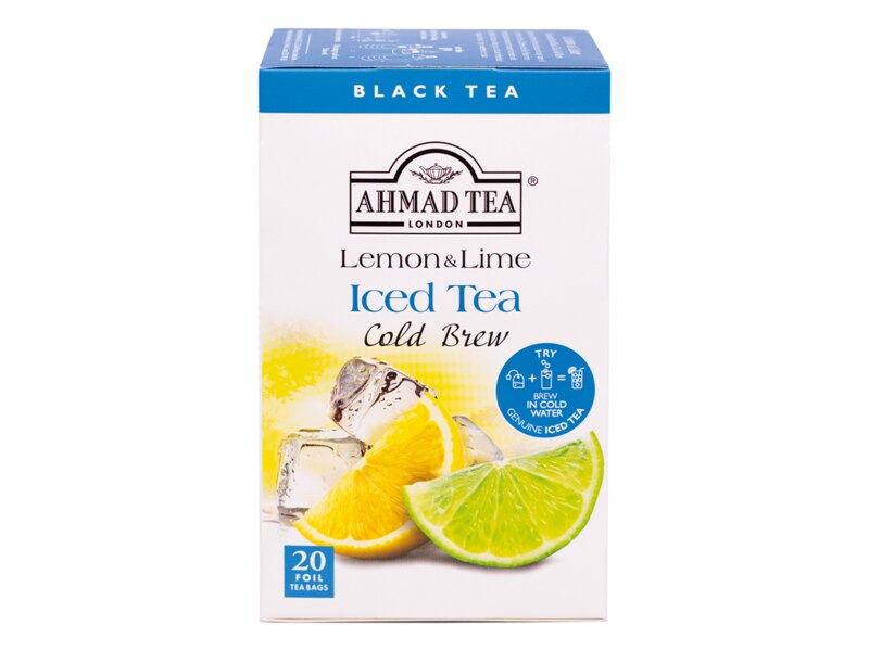 Ahmad Tea Lemon and Lime Cold Brew nálevové sáčky 20x2,1 g