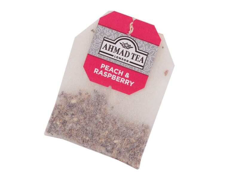 Ahmad Tea Raspberry and Peach nálevové sáčky 20x1,8 g Ahmad Tea Raspberry and Peach nálevové sáčky 20x1,8 g