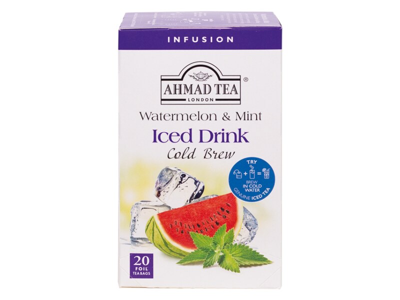 Ahmad Tea Watermelon and Mint Cold Brew nálevové sáčky 20x2g