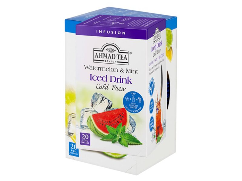 Ahmad Tea Watermelon and Mint Cold Brew nálevové sáčky 20x2g
