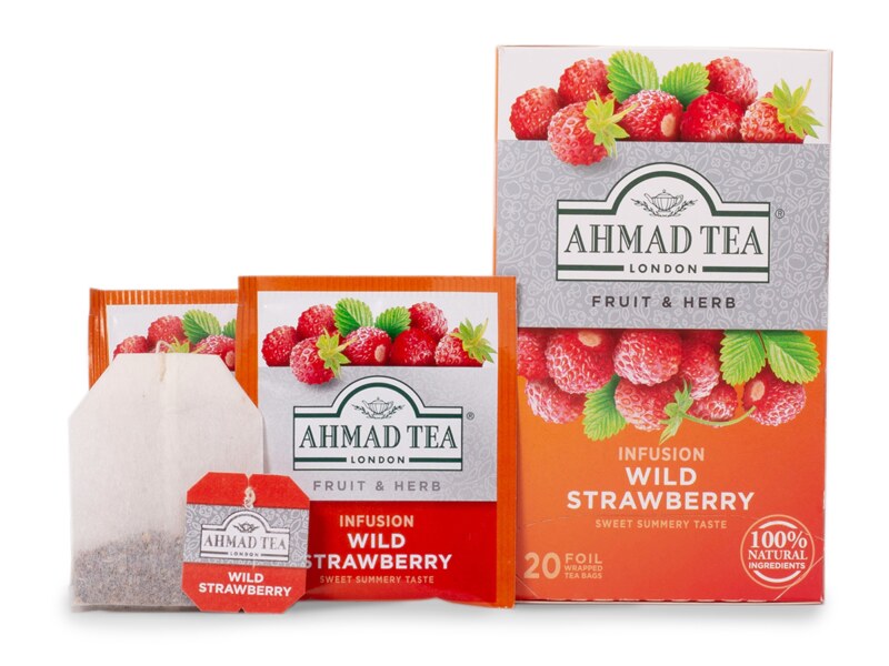 Ahmad Tea Wild Strawberries nálevové sáčky 20x2 g 