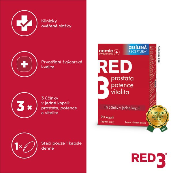 Cemio RED3 90 kapslí Cemio RED3 90 kapslí