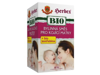 Herbex BIO Tea Čaj pro kojící matky nálevové sáčky 20x1,5 g