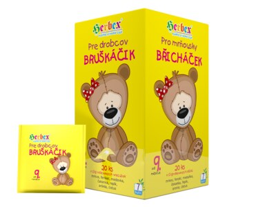 Herbex Břicháček pro mrňousky od 9m nálevové sáčky 20x1,5 g