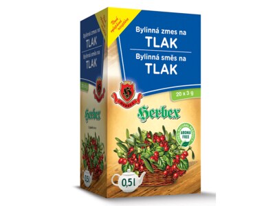 Herbex Bylinná směs na tlak nálevové sáčky 20x3 g 