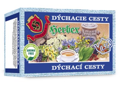 Herbex Dýchací cesty nálevové sáčky 20x3 g