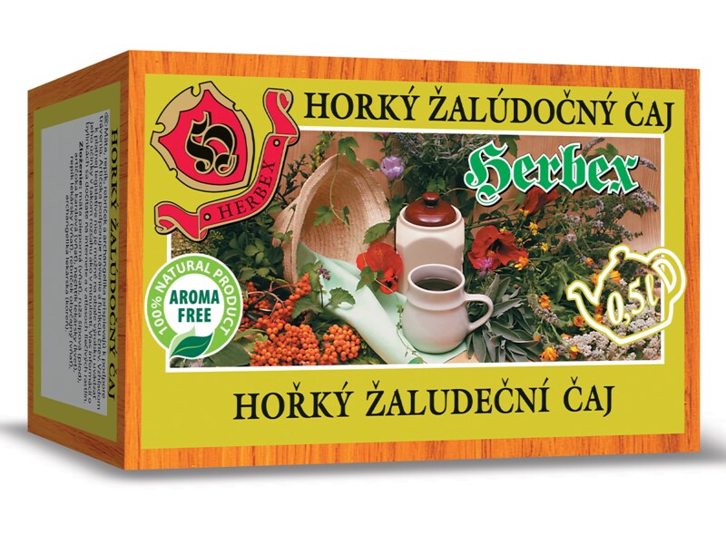 Herbex Hořký žaludeční čaj nálevové sáčky 20x3 g