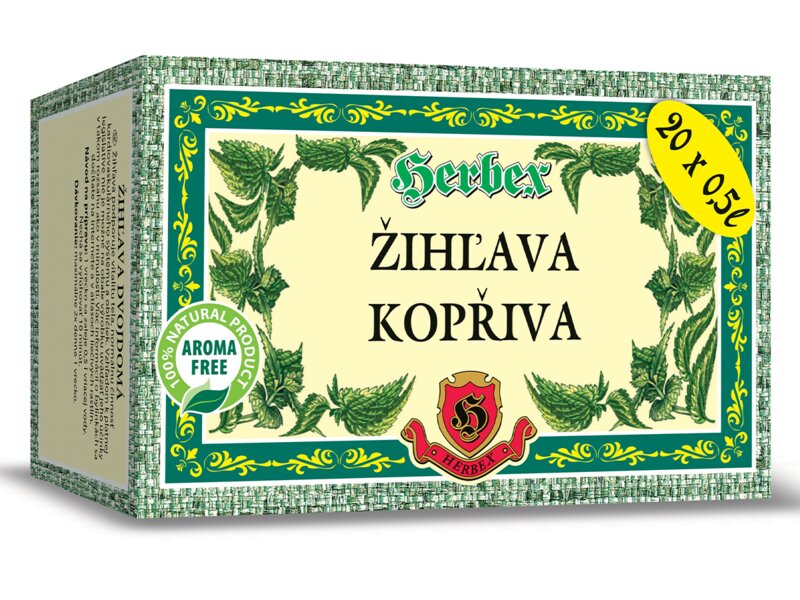 Herbex Kopřiva dvoudomá nálevové sáčky 20x3 g