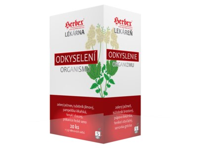Herbex Lékárna Odkyselení organismu nálevové sáčky 20x3 g Herbex Lékárna Odkyselení organismu nálevové sáčky 20x3 g