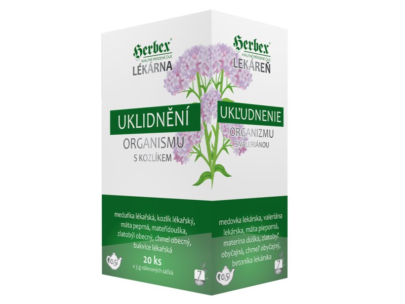 Herbex Lékárna Uklidnění organismu nálevové sáčky 20x3 g