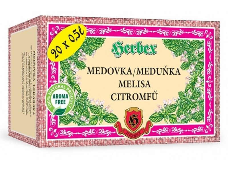 Herbex Meduňka lékařská nálevové sáčky 20x3g