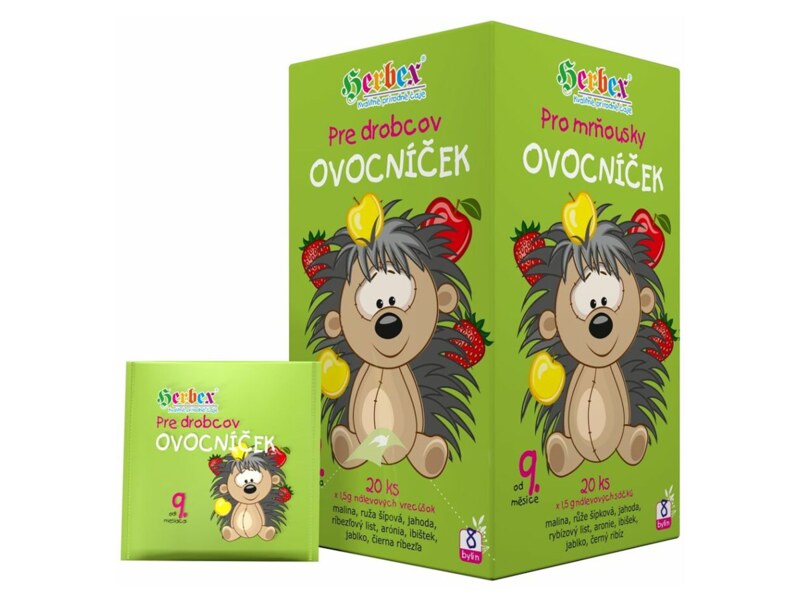 Herbex Ovocníček pro mrňousky od 9m nálevové sáčky 20x1,5 g