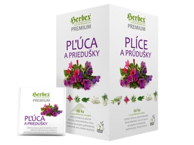 Herbex Plíce a průdušky nálevové sáčky 20x1,5 g