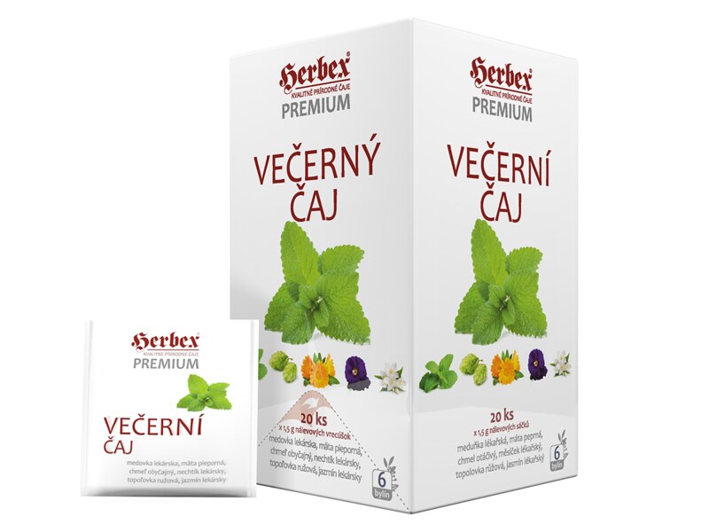 Herbex Večerní čaj nálevové sáčky 20x1,5 g