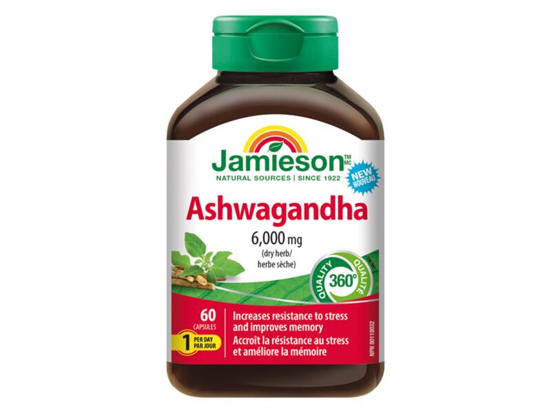 Jamieson Ashwagandha 60 kapslí Jamieson Ashwagandha 60 kapslí