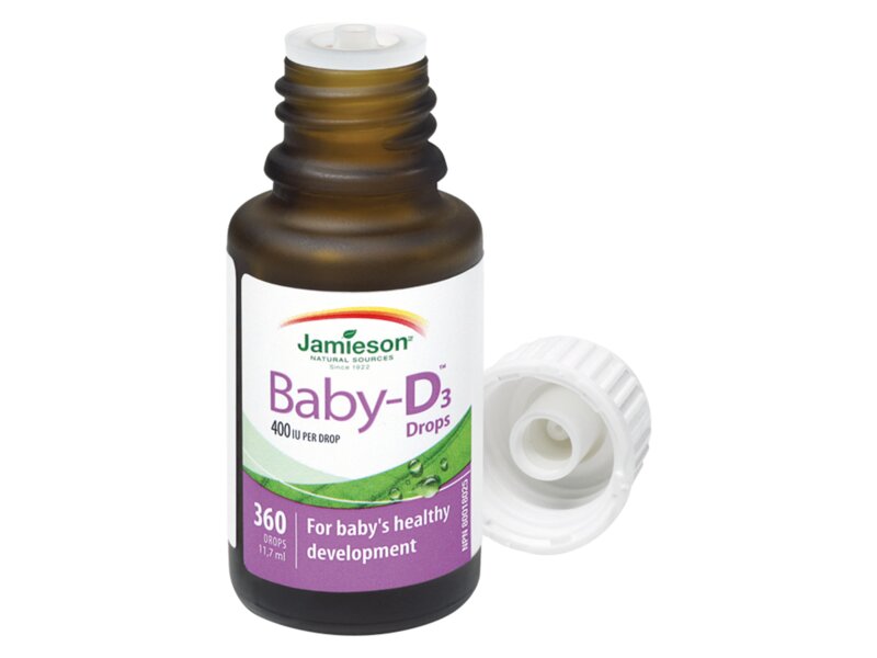 Jamieson Baby-D3 Vitamín D3 400 IU kapky 11,7 ml