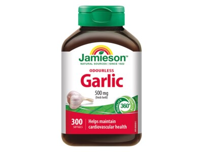 Jamieson Česnek bez zápachu 500 mg 300 kapslí