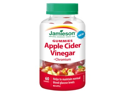 Jamieson Jablečný ocet s chromem 60 želatinových pastilek