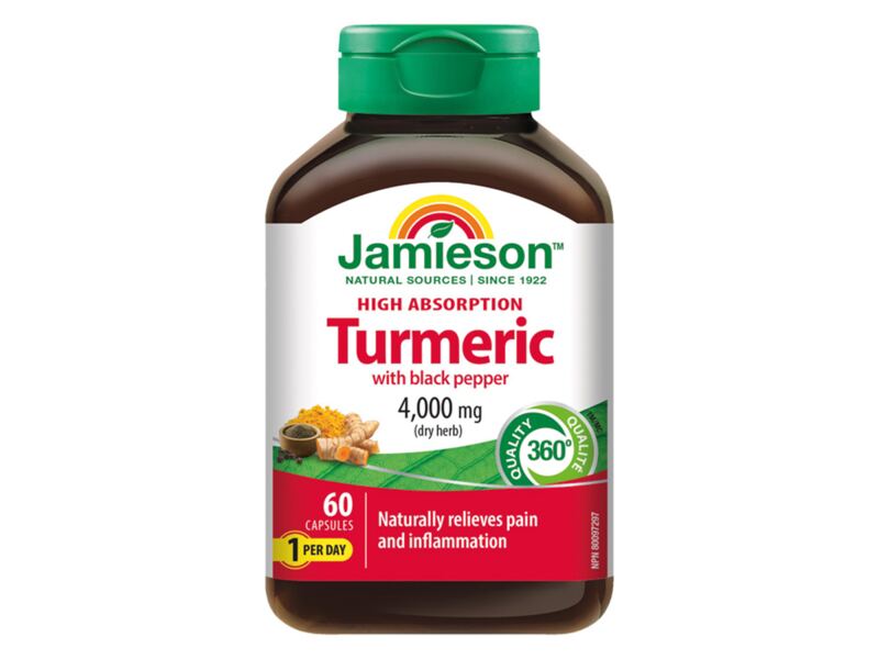 Jamieson Kurkumin s černým pepřem 60 kapslí Jamieson Kurkumin s černým pepřem 60 kapslí