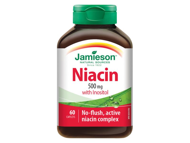 Jamieson Niacin 500 mg s inositolem 60 tablet Jamieson Niacin 500 mg s inositolem 60 tablet